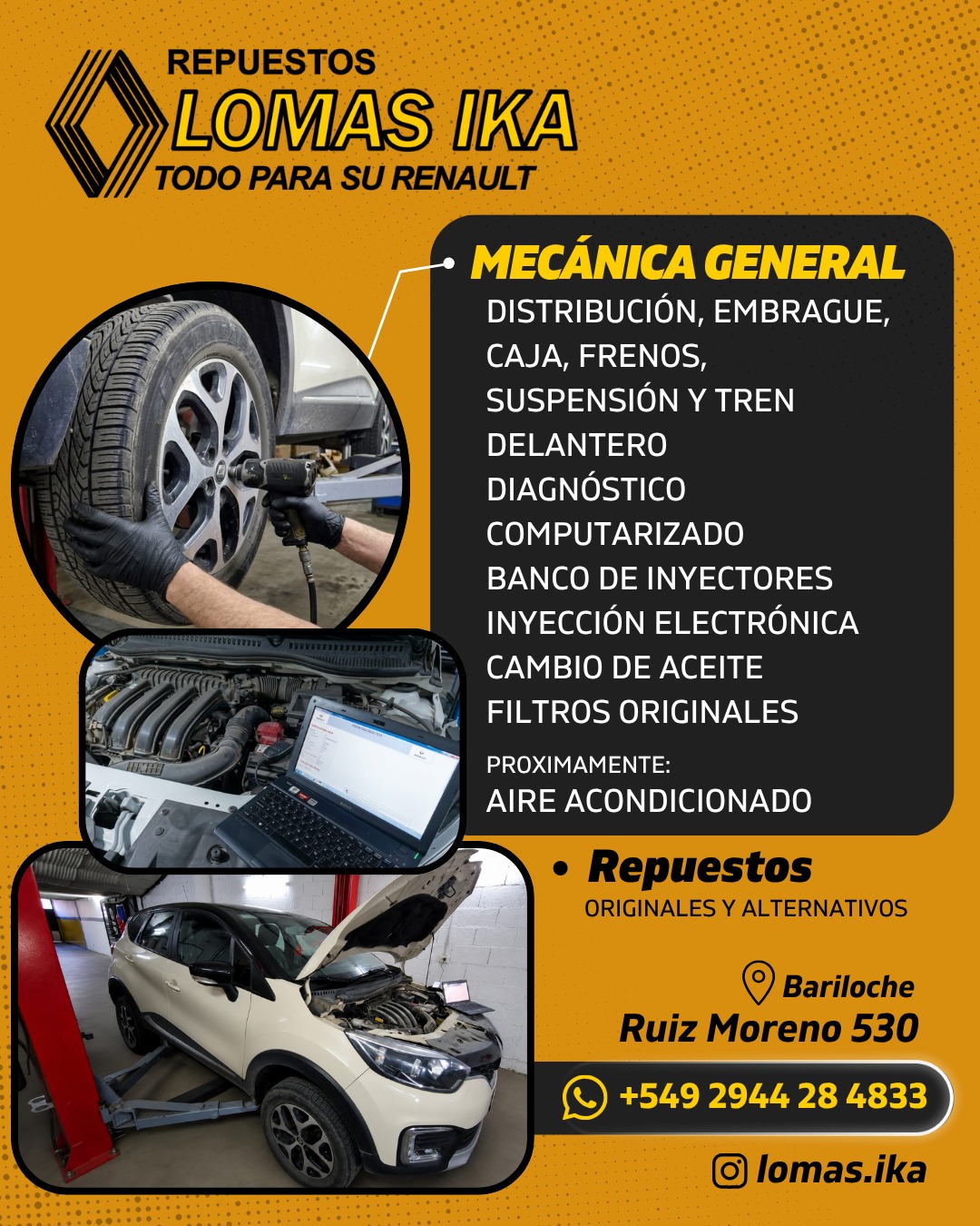 servicio taller mecanico en bariloche