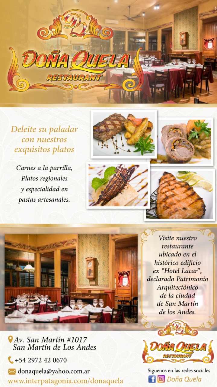 restaurante de pastas en san martin de los andes
