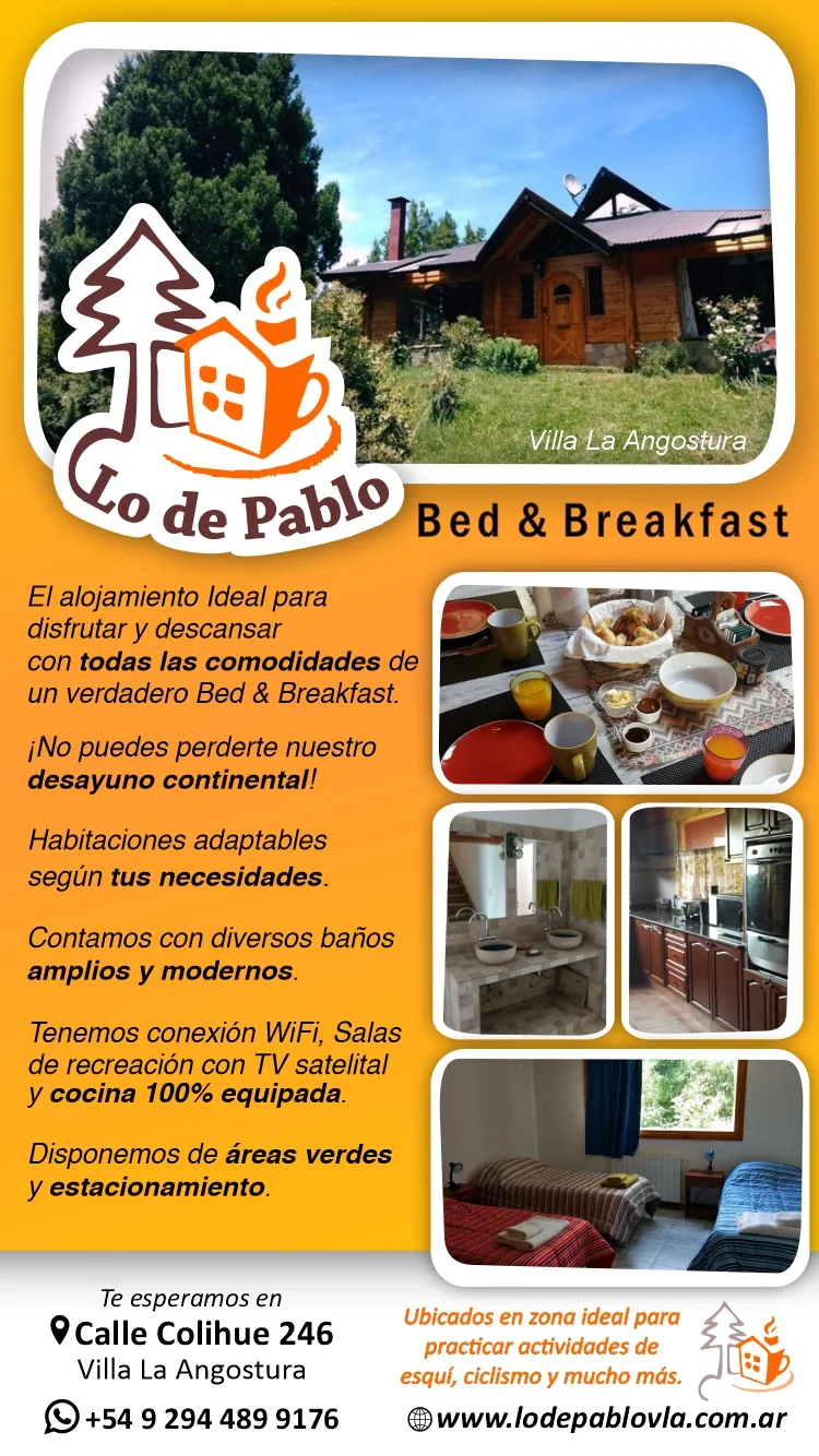 bed breakfast villa la angostura
