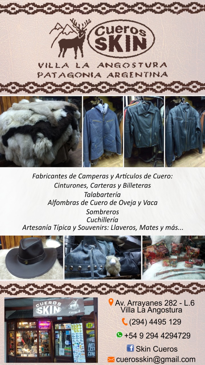 ropa de cuero villa la angostura